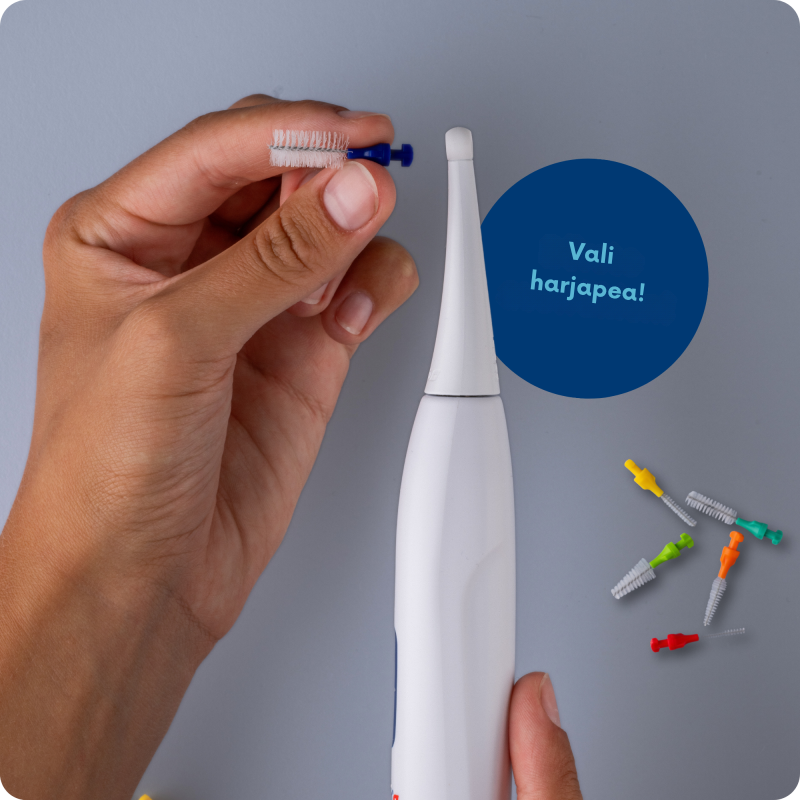 Sonic-hambahari | paro® sonic G3 | Täiskomplekt | valge | Hambavahefunktsiooniga - Image 4