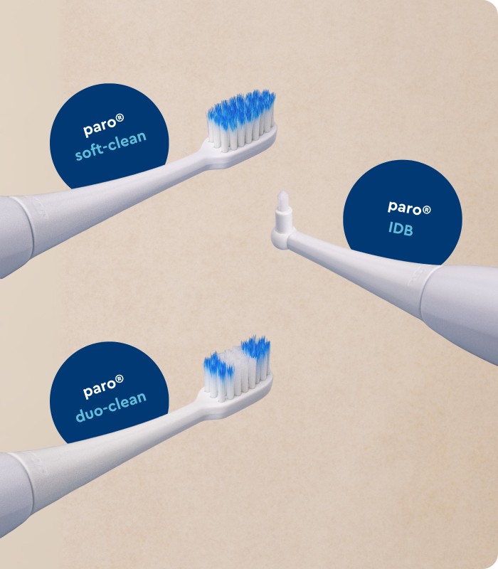 Sonic-hambahari | paro® sonic G3 | Täiskomplekt | valge | Hambavahefunktsiooniga - Image 3